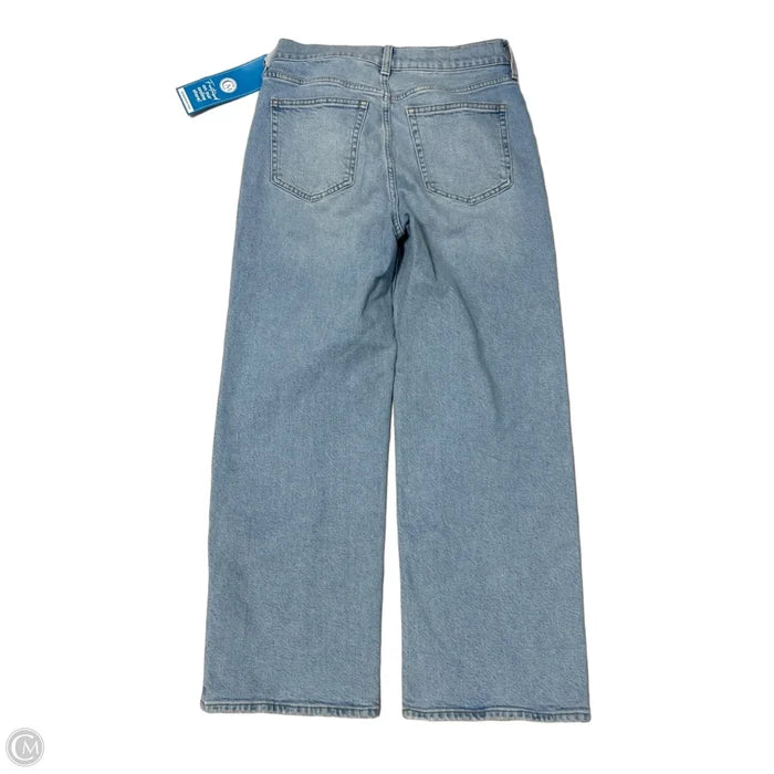 Jeans Wide Leg By J. Crew In Blue, Size: 4