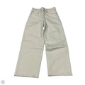 Jeans Wide Leg By J. Crew In Cream, Size: 2p