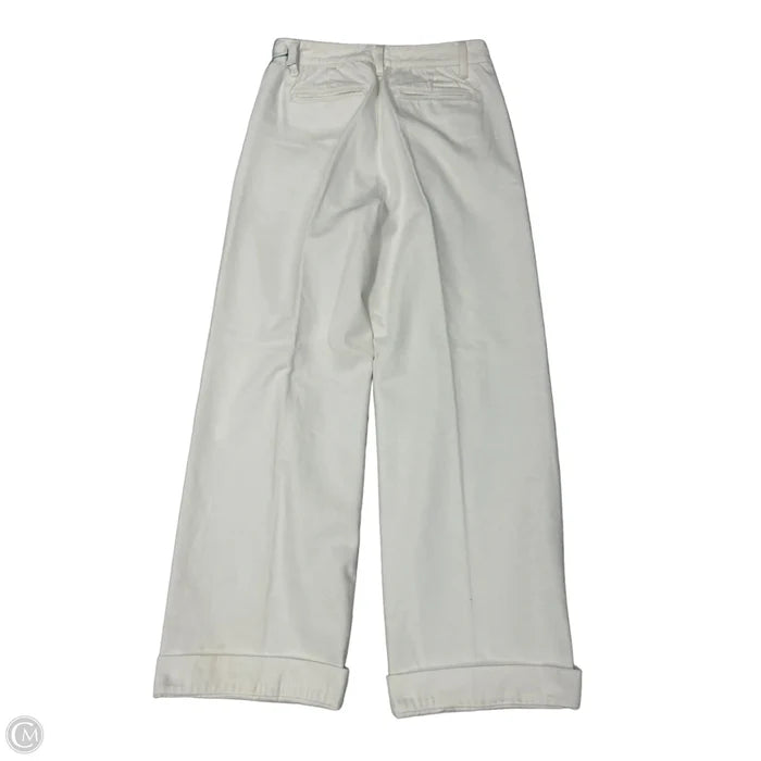 Jeans Wide Leg By J. Crew In White, Size: 4