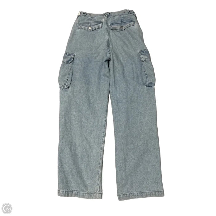 Jeans Wide Leg By Madewell In Blue Denim, Size: Xxs