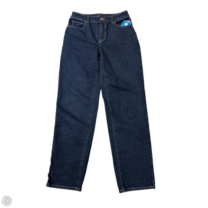 Jeans Wide Leg By Talbots In Blue Denim, Size: 2