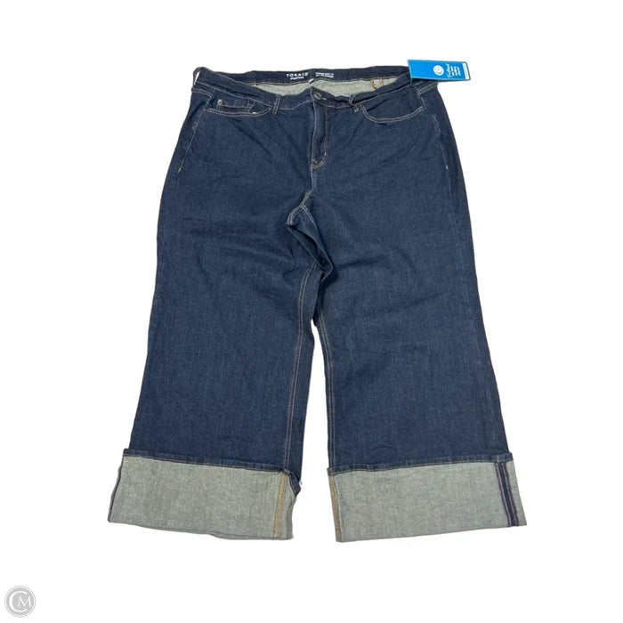 Jeans Wide Leg By Torrid In Blue Denim, Size: 1x