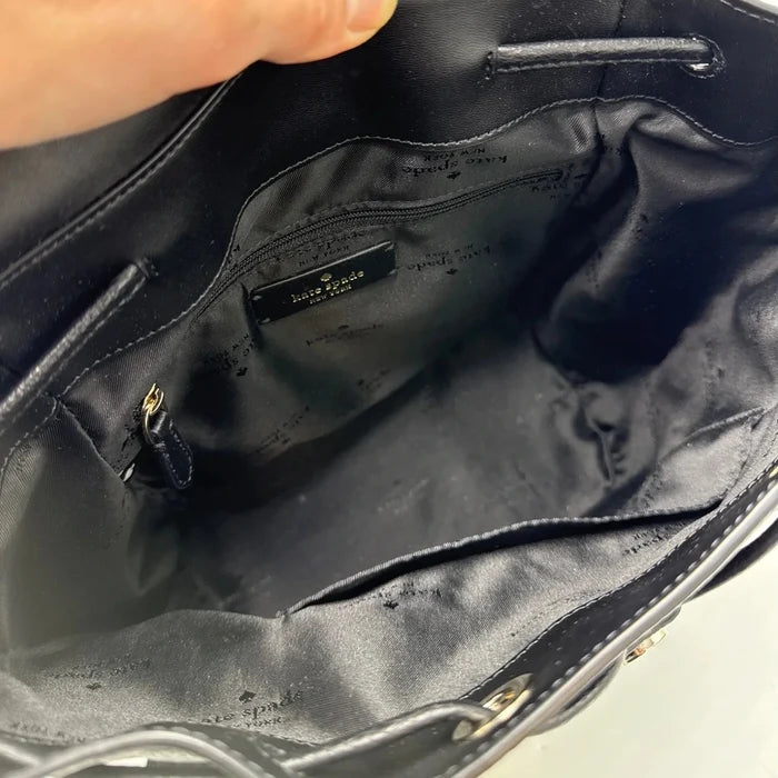 Kate Spade Rosie Pebbled Leather Flap Designer Backpack
