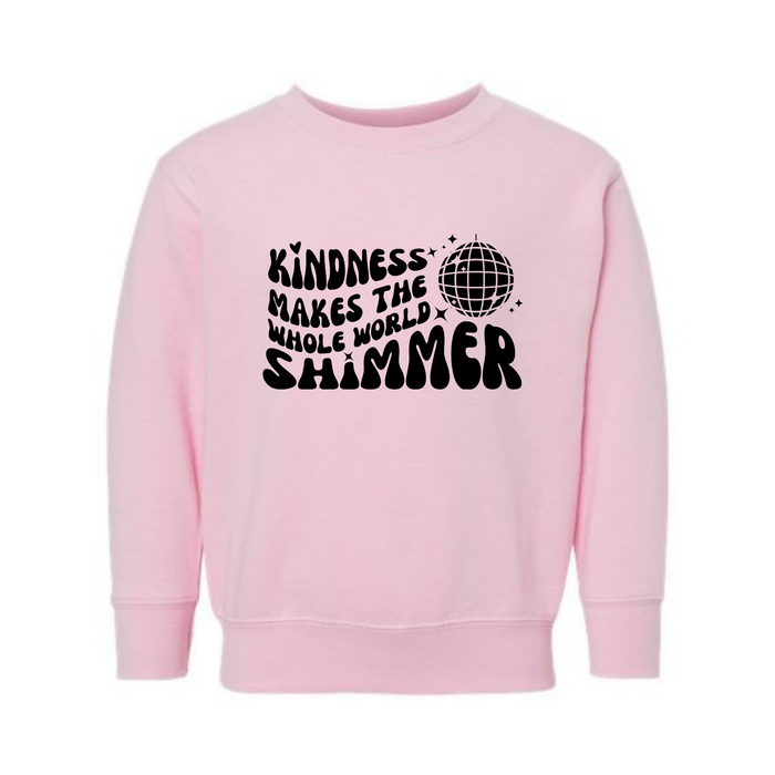Kindness makes the whole world shimmer
