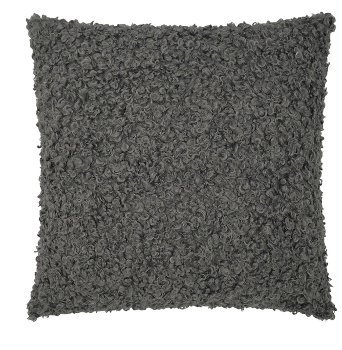 Lambsy Grey Pillow 24x24