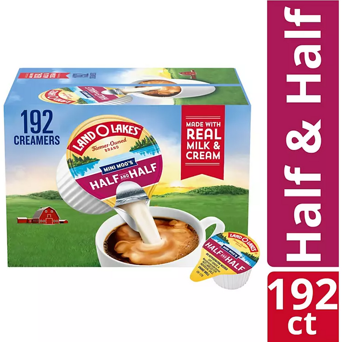 Land O'Lakes Mini Moo's Half and Half (192 ct.) - Eshop House LLC