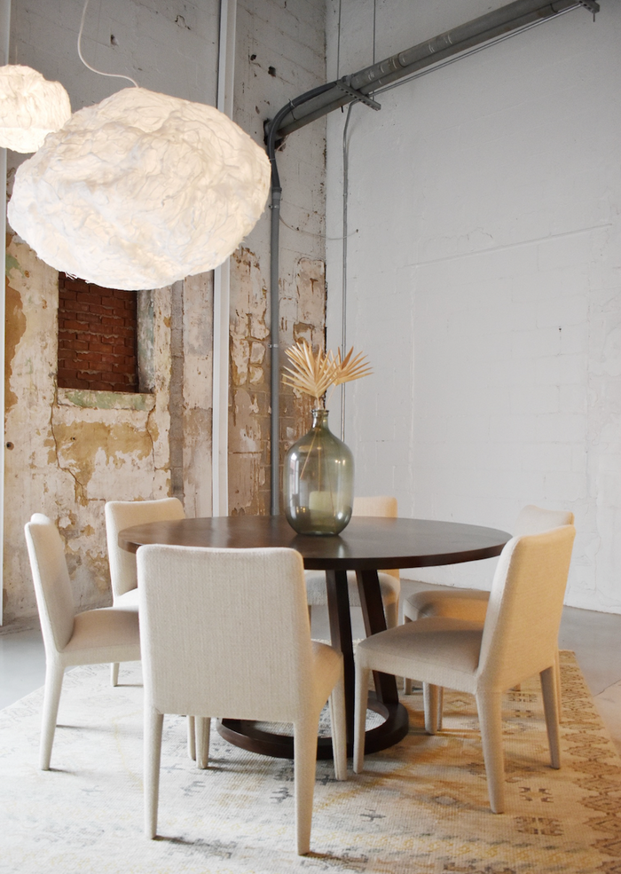 Larry Leg Chair in Oatmeal - 2024