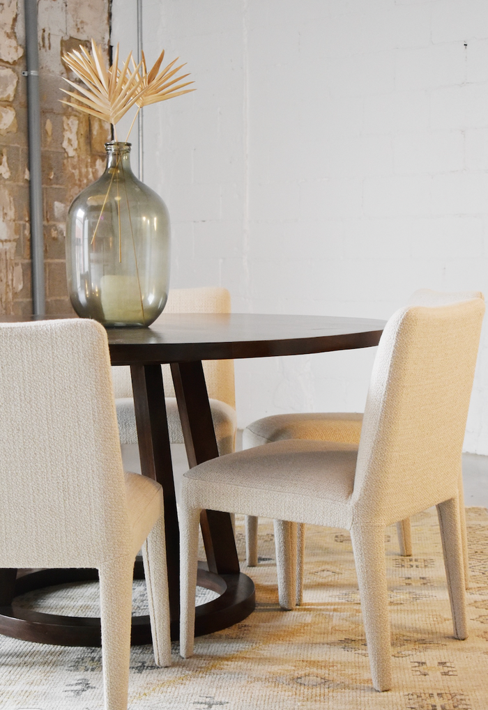 Larry Leg Chair in Oatmeal - 2024