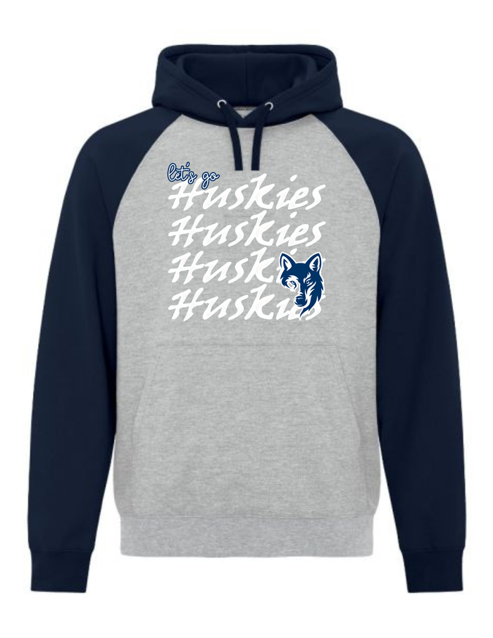 Youth small / Hoodie / Grey/Navy