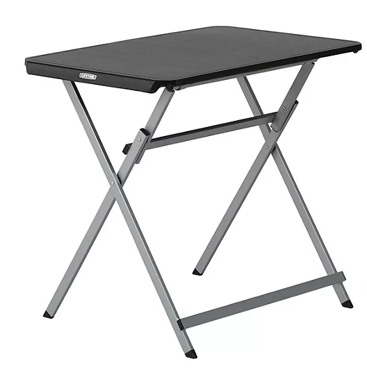 Lifetime 30" Light Commercial Personal Table, Black