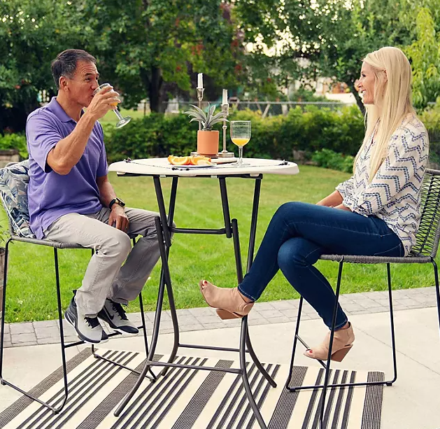 Lifetime 33-Inch Round Bistro Table (Light Commercial)