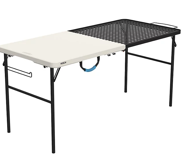 Lifetime 5-ft Fold-in-Half Camping Table