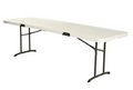 Lifetime 8' Fold-in-Half Commercial Grade Table, Almond
