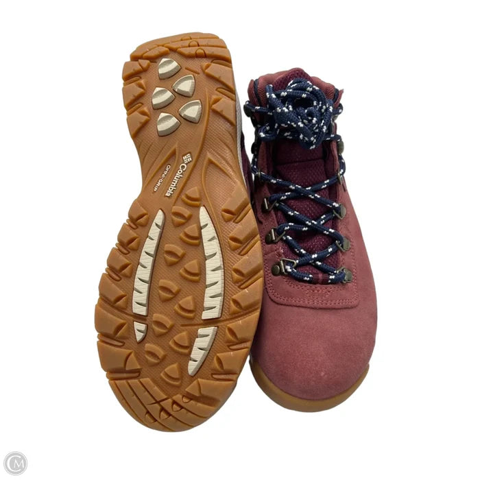 Like New! Shoes Hiking By Columbia In Pink, Size: 9