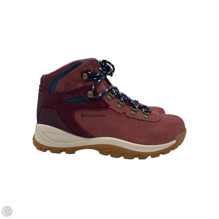 Like New! Shoes Hiking By Columbia In Pink, Size: 9