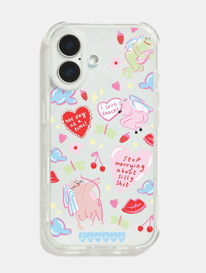 Limpet x Skinnydip Stop Worrying About Silly Shit Shock iPhone Case Phone Cases Skinnydip London