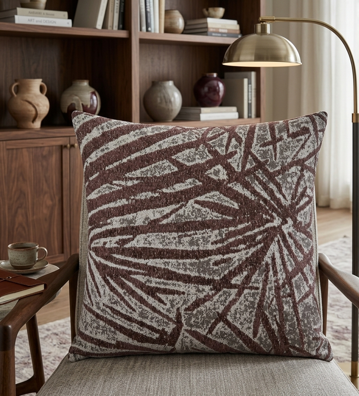 Linden Throw Pillow Set – Brown Open-Pattern Denmark Home
