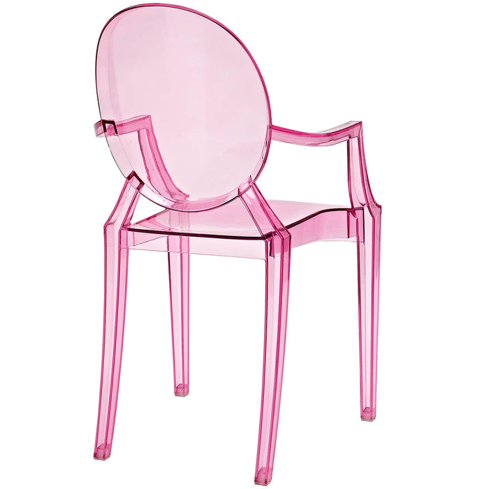 Lucien Arm Dining Chair - Pink Denmark Home