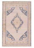Lumal Blue and Tan/Taupe LML05 5x8