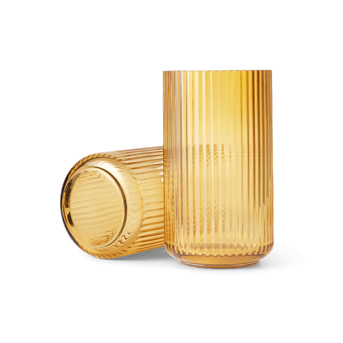 Lyngby Porcelaen Vase — Amber