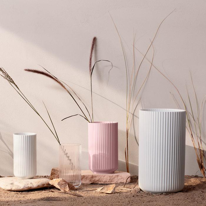 Lyngby Porcelaen Vase — Rose