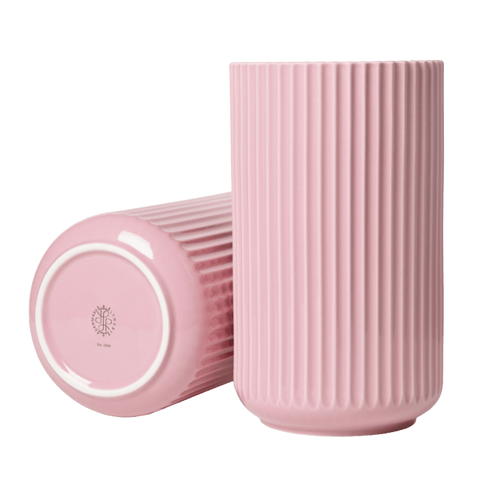 Lyngby Porcelaen Vase — Rose
