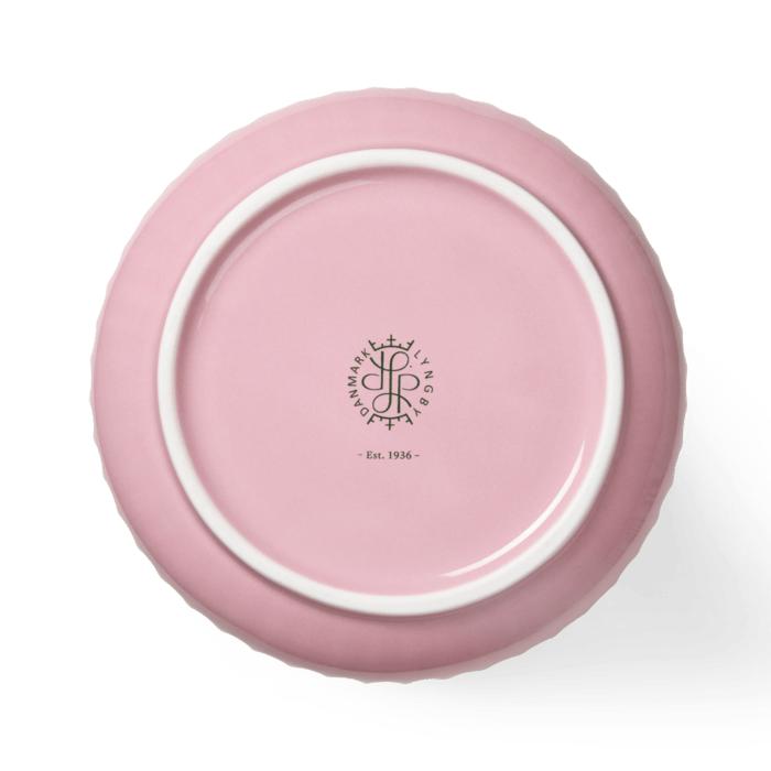 Lyngby Porcelaen Vase — Rose