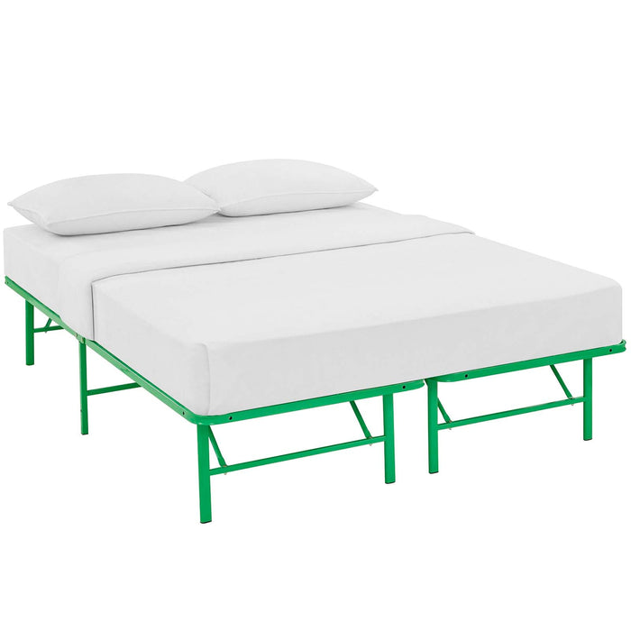 Maja Stainless Steel Queen Platform Bed Frame - Gray (Copy) Denmark Home
