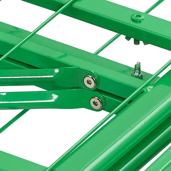 Maja Stainless Steel Full Platform Bed Frame - Green Denmark Home