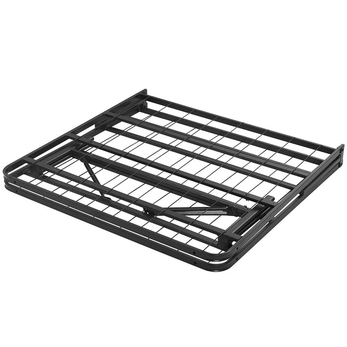 Maja Stainless Steel Twin Platform Bed Frame - Brown Denmark Home