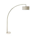 Marcell Arch Floor Lamp - Antique Gold with Marble Base Denmark Home