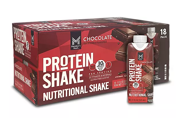 Member's Mark 30g High Protein Shake, Chocolate (11 fl. oz., 18 pk.)