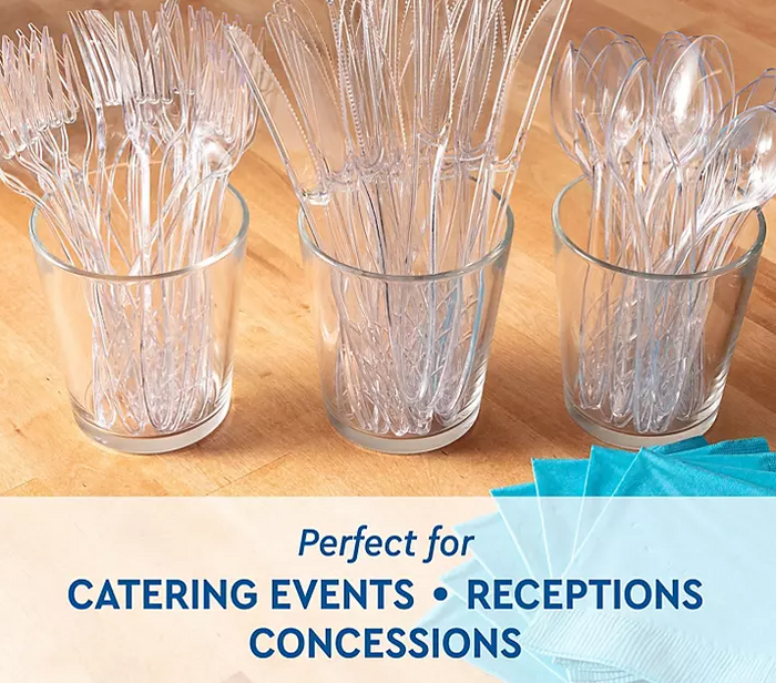 Member's Mark Clear Cutlery Combo Pack (360 ct.) - Eshop House LLC