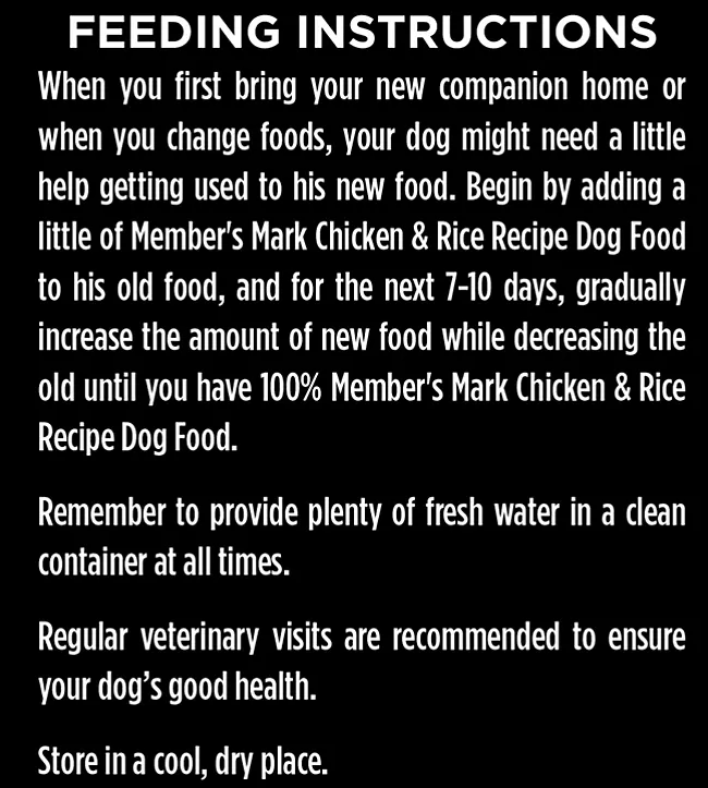Member's Mark Exceed Dry Dog Food, Chicken & Rice (35 lbs.) - Eshop House LLC