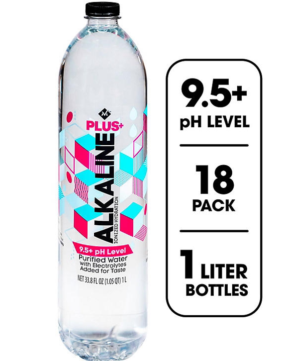 Member's Mark Plus+ Alkaline Water (1L., 18 pk.) - Eshop House LLC