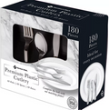 Member's Mark Premium Silver-Look Cutlery Combo (180 ct.) - Eshop House LLC