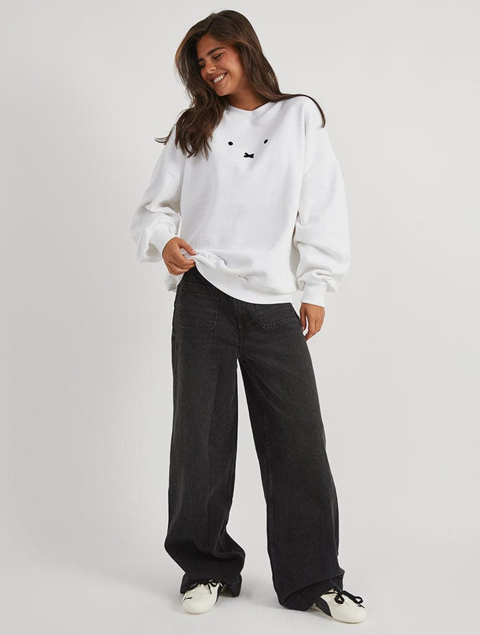 Miffy x Skinnydip Face Sweatshirt Tops & T-Shirts Skinnydip London