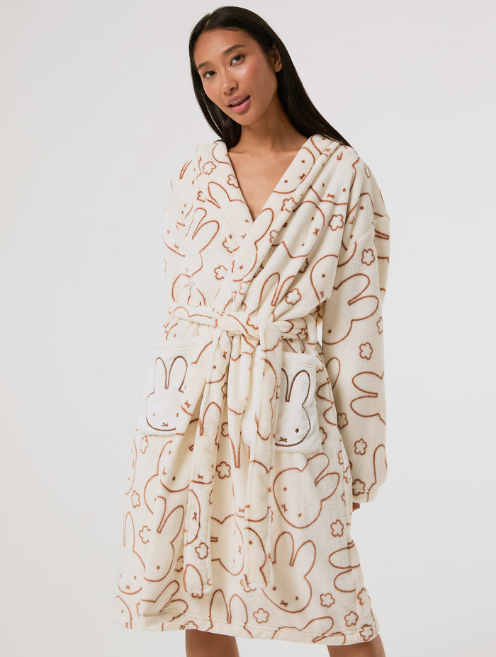 Miffy x Skinnydip Flower Dressing Gown Lingerie & Nightwear Skinnydip London
