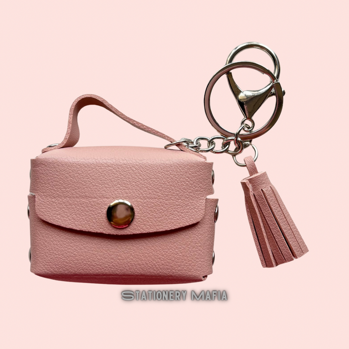 Mini Bag AirPods Case Keychain