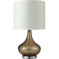 Mist Table Lamp – Amber Glass Denmark Home