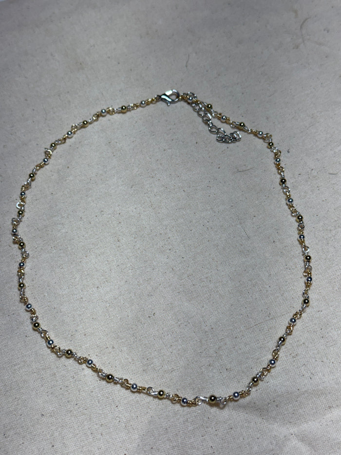 Mixed metal necklace