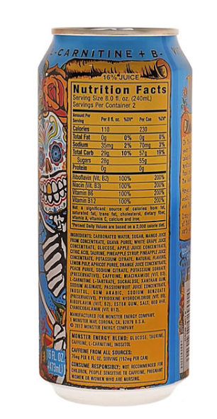 Monster Energy Mango Loco (16 oz., 24 pk.)