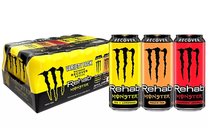 Monster Energy Rehab Variety Pack (15.5 oz. cans, 24 ct.)