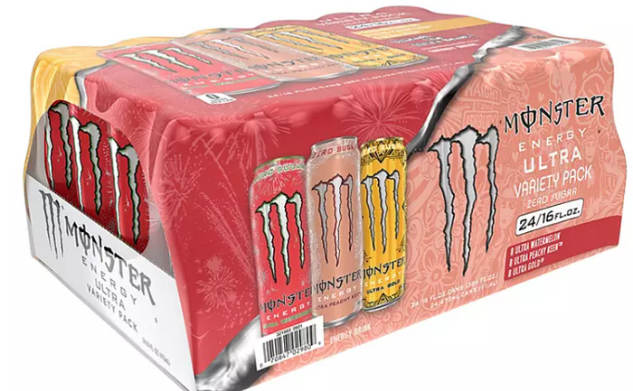 Monster Energy Ultra PWG Variety Pack (16 fl. oz., 24 pk.)