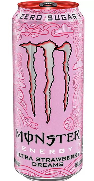 Monster Energy Ultra Variety Pack, Strawberry Dreams, Watermelon, Peachy Keen (16 fl. oz., 24 pk.)