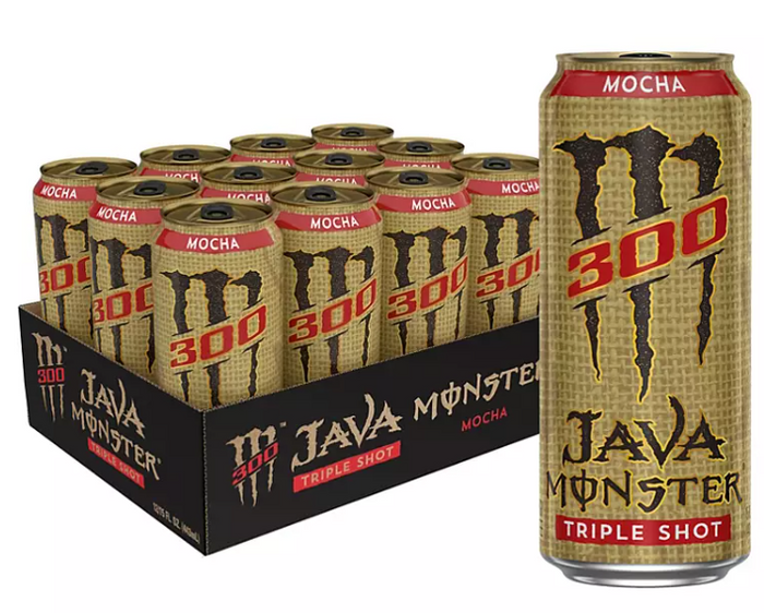 Monster Java 300 Triple Shot, Mocha (15 fl. oz., 12 pk.)