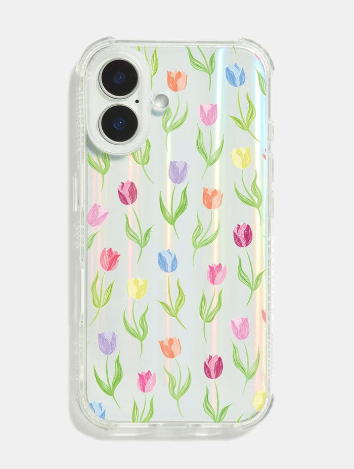 Multicolour Tulips Shock iPhone Case Phone Cases Skinnydip London
