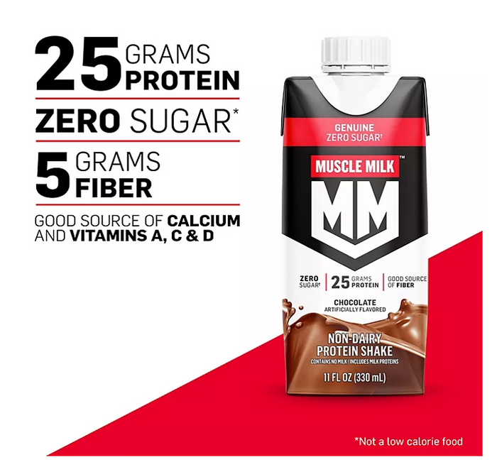 Muscle Milk Genuine Protein Shake, Chocolate (11 fl. oz., 18 pk.)