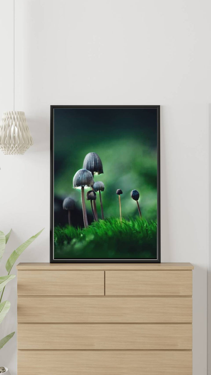 Mushroom "Autumn Family"- Fine Art Wall Art