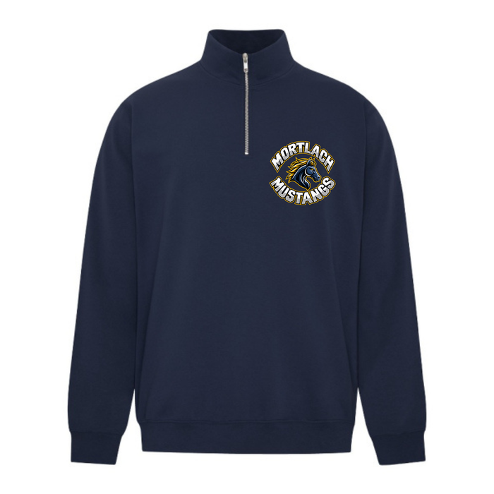 Mustangs 1/4 Zip - Adult